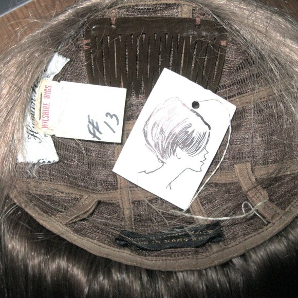 Vintage 100% Human Hair Fall from the 1970's -Light Brown NEW with tags - Picture 4 of 7